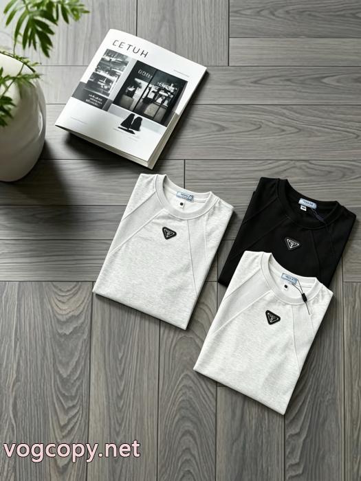 数量限定在庫限り 人気販売中 セレブも愛用PRADA半袖Tシャツコピー 品 ブランド_0_2