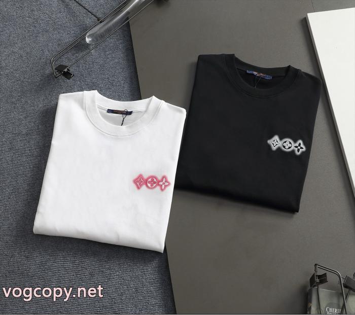 コピー 商品 通販LOUIS VUITTON半袖Tシャツ新作入荷新品 海外限定アイテム リラックス感急上昇_0_2