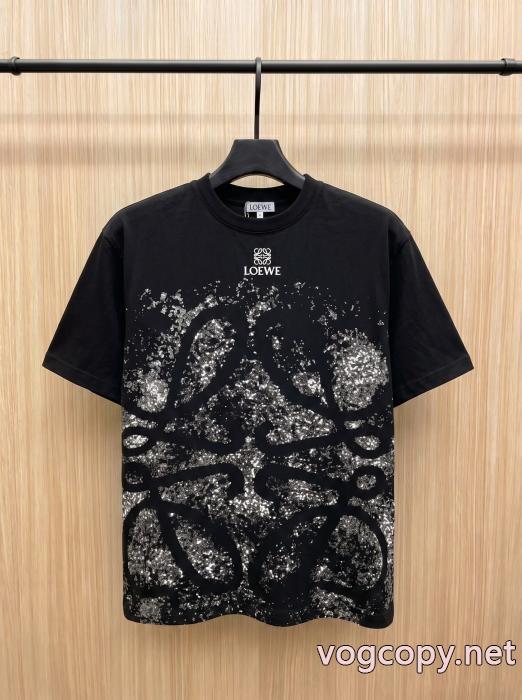 完売在庫確保 注目度アップ! HOT最新作半袖Tシャツ偽物 ブランドロエベ_0_1