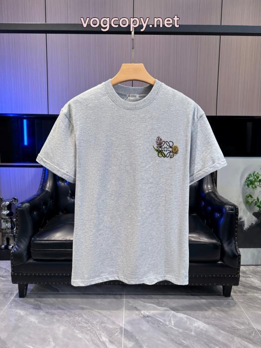 最新ビット 好感度アップ トレンド感満載ロエベ偽物 ブランド ショップ半袖Tシャツ_0_2