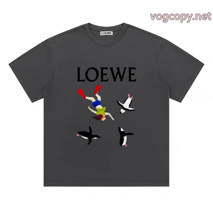 偽物 通販 サイト手元在庫限り 普段使いに最適の大人スタイル お得格安LOEWE半袖Tシャツ_0_4