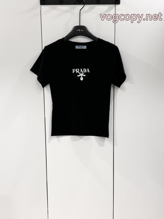 半袖TシャツPRADAブランド アクセサリー 激安雑誌登載商品 新品保証 在庫希少_0_3