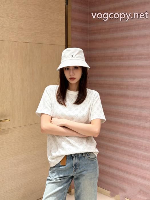 半袖Tシャツブランド コピー 販売優等品 定番が欲しい方 大胆なスリット上品LOUIS VUITTON_0_1