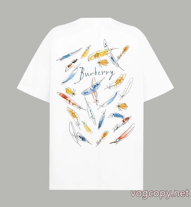 今年新作登場 円高還元Sale 肌触りのいい  偽物 ブランド 販売半袖TシャツBURBERRY_1_1