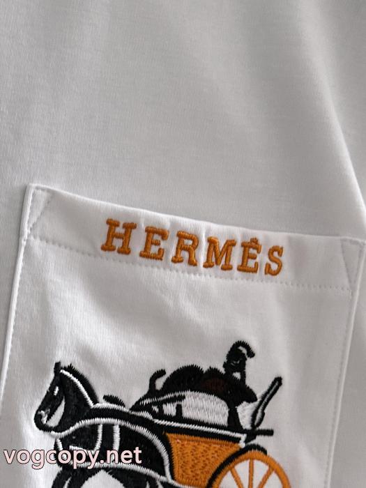 スーパー コピー ブランド半袖Tシャツ今年人気定番 国内即納 ルックスのいいHERMES_0_4