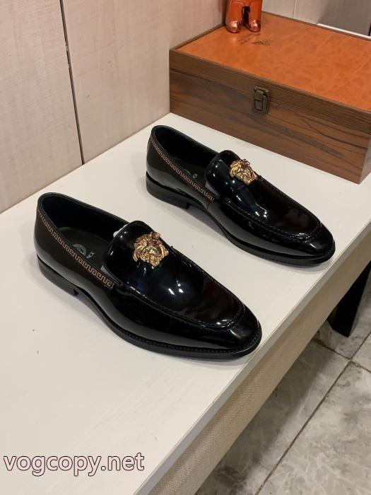 限定生産品 優れた品質 HOTお得ビジネスシューズヴェルサーチブランド フェイク.._0_1