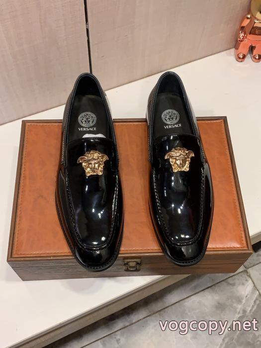 限定生産品 優れた品質 HOTお得ビジネスシューズヴェルサーチブランド フェイク.._0_5