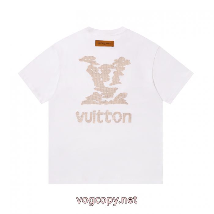 激安 通販 ブランド半袖Tシャツ特別人気感謝SALE 特別人気感謝SALE 希少2026限定品海外即発ルイ ヴィトン_0_4