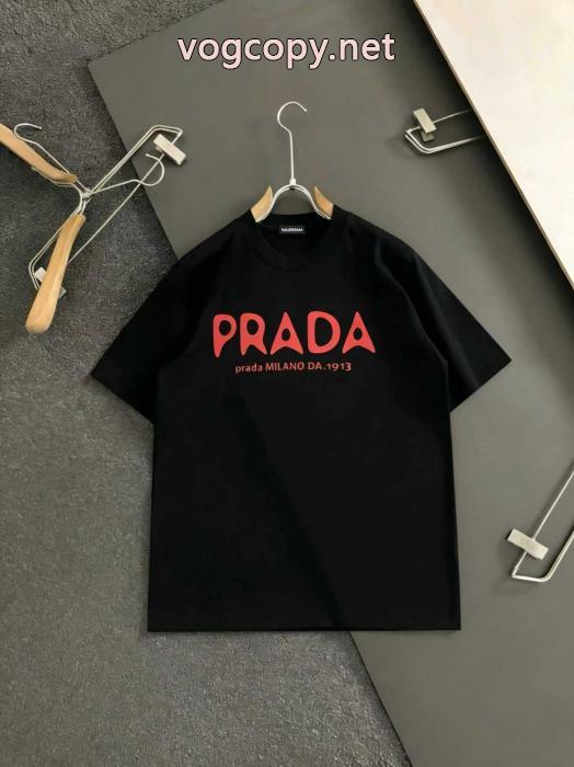 2026即旬な装いに 魅力的な今年らしい 超一流のブランドPRADAコピー 商品 ブランド半袖Tシャツ_0_3