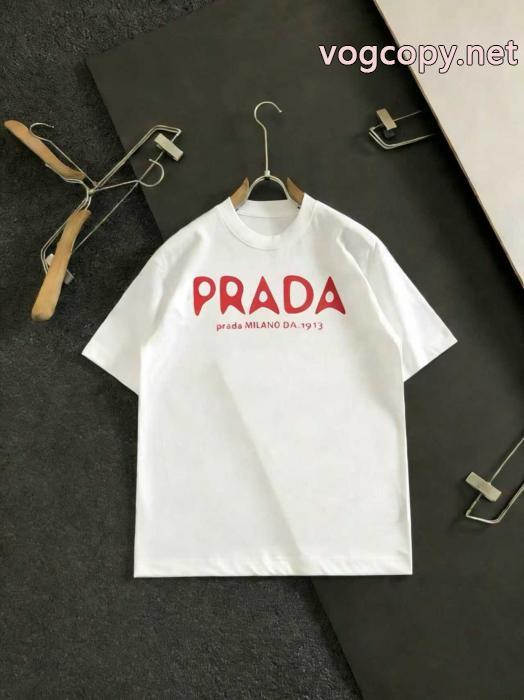 2026即旬な装いに 魅力的な今年らしい 超一流のブランドPRADAコピー 商品 ブランド半袖Tシャツ_0_4