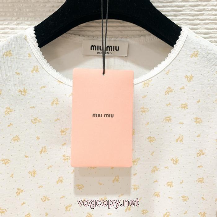 春夏に役立つカジュアル 販売通販 2026夏色っぽさシャツブランド アクセサリー 激安MIUMIU.._0_2