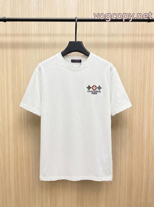 夏のいいのアイテム HOT低価 快適な履き心地 2026ブランド コピー半袖Tシャツルイ ヴィトン_0_2
