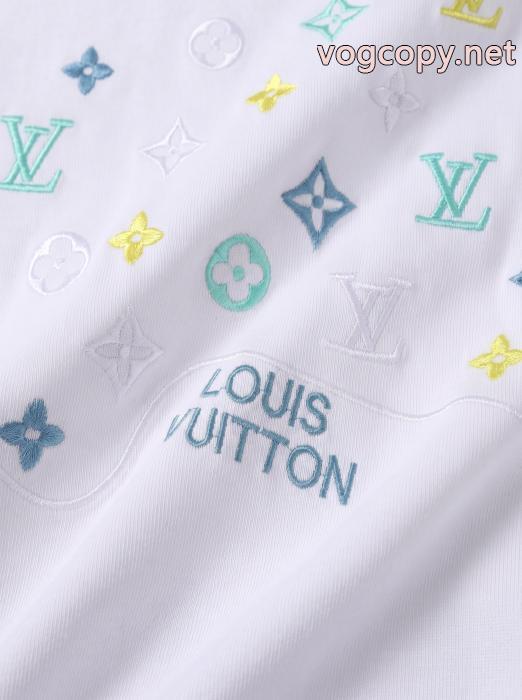 高品質で綺麗 新作限定争奪戦 素敵 ブランド 偽物 通販LOUIS VUITTON半袖Tシャツ_0_0