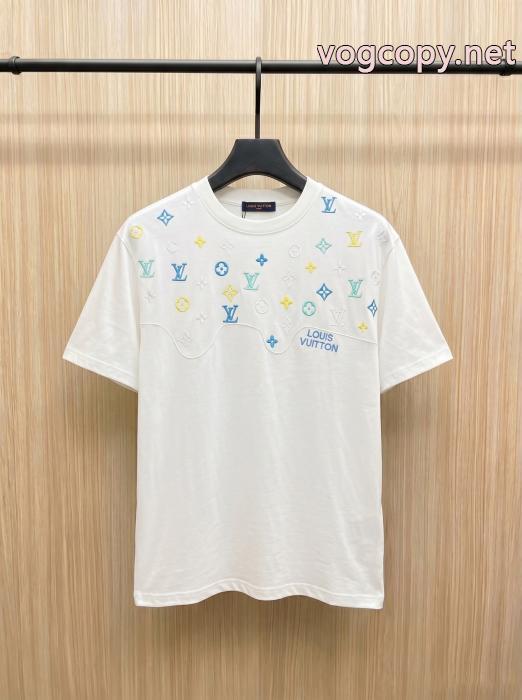 高品質で綺麗 新作限定争奪戦 素敵 ブランド 偽物 通販LOUIS VUITTON半袖Tシャツ_0_3
