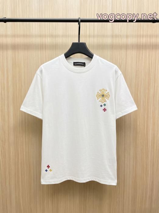 お洒落に魅せる HOT品質保証 大人気ブランドクロムハーツブランド コピー 着払い半袖Tシャツ_0_1