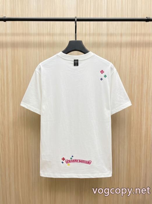 お洒落に魅せる HOT品質保証 大人気ブランドクロムハーツブランド コピー 着払い半袖Tシャツ_0_3