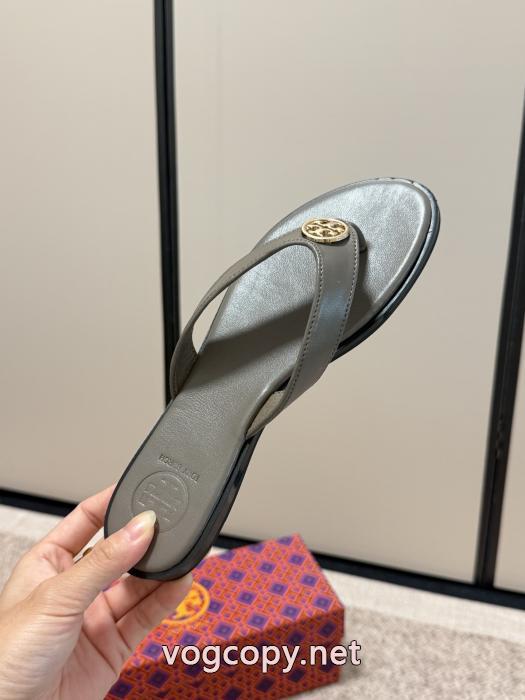 肌触りの良い着心地抜群新作 精巧な逸品 知的な雰囲気夏着物ブランド 偽物スリッパトリー バーチ._0_3