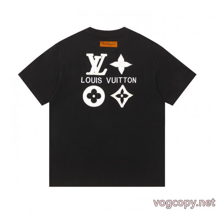 期間限定VIPセール 魅力的な 上品で洗練された印象を引き立てLOUIS VUITTONブランド 通販店半袖Tシャツ_0_2