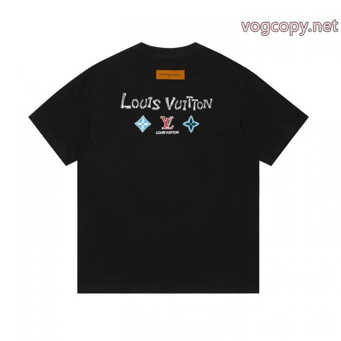 圧倒的人気 早者勝ち 大人気アイテム偽物 ブランド ショップLOUIS VUITTON半袖Tシャツ_0_0