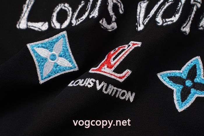 圧倒的人気 早者勝ち 大人気アイテム偽物 ブランド ショップLOUIS VUITTON半袖Tシャツ_0_1