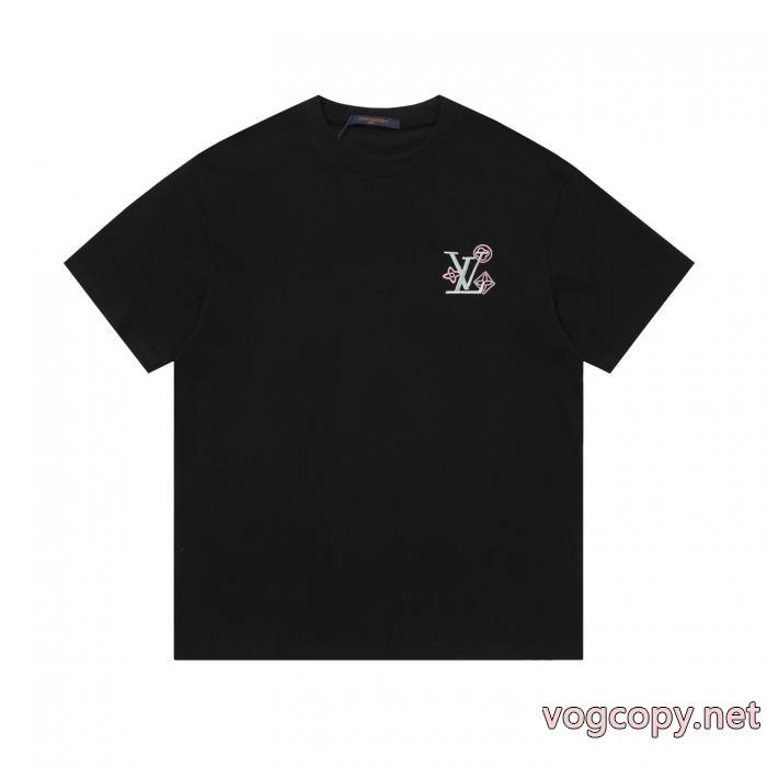 ブランド 偽物 通販LOUIS VUITTON半袖Tシャツ完売間近 モード感の高い 人気セール260%新品_0_1