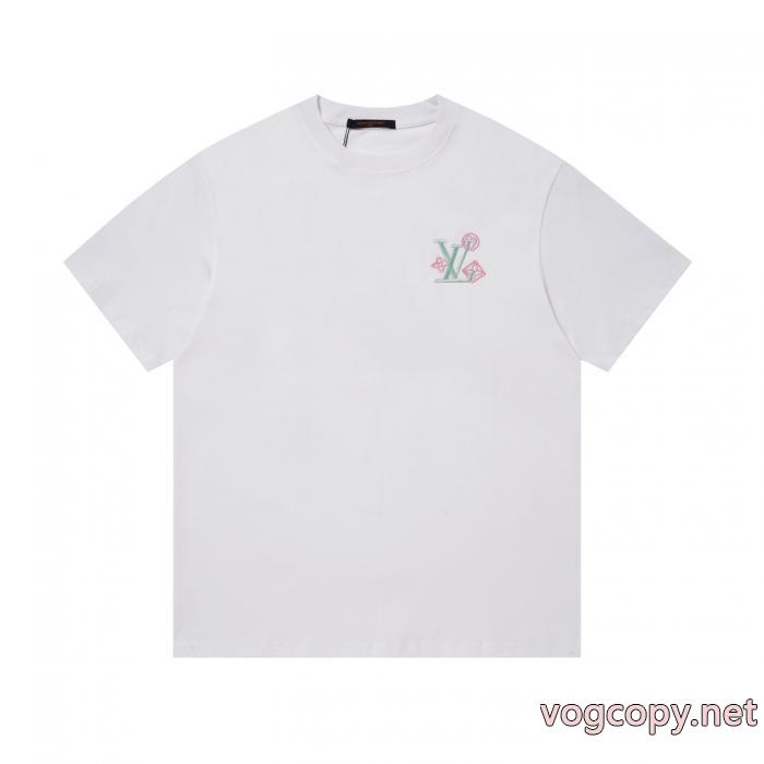 ブランド 偽物 通販LOUIS VUITTON半袖Tシャツ完売間近 モード感の高い 人気セール260%新品_0_3