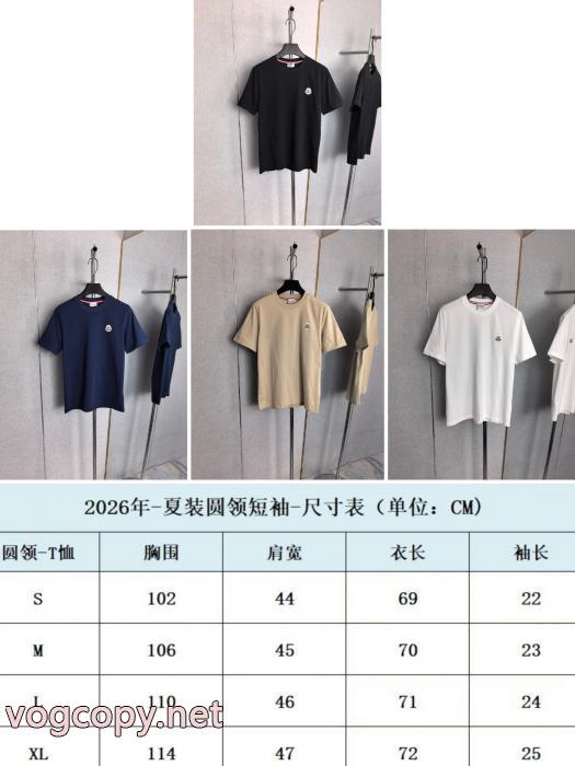 半袖Tシャツ清涼感 とってもお洒落 抜け感を出す偽物 ブランド ショップMONCLER_1_5