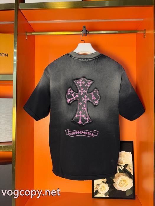 注目新ブランド 格安新品 カッコカワイイ通販 ブランド半袖TシャツCHROME HEARTS_0_0