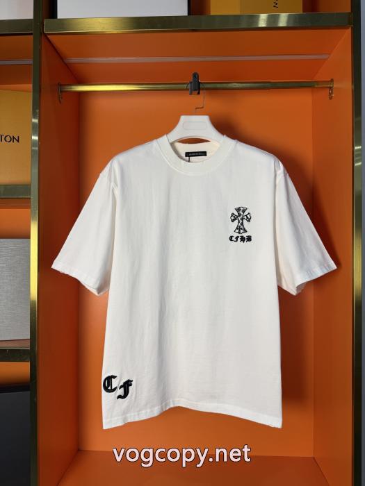 注目新ブランド 格安新品 カッコカワイイ通販 ブランド半袖TシャツCHROME HEARTS_0_2