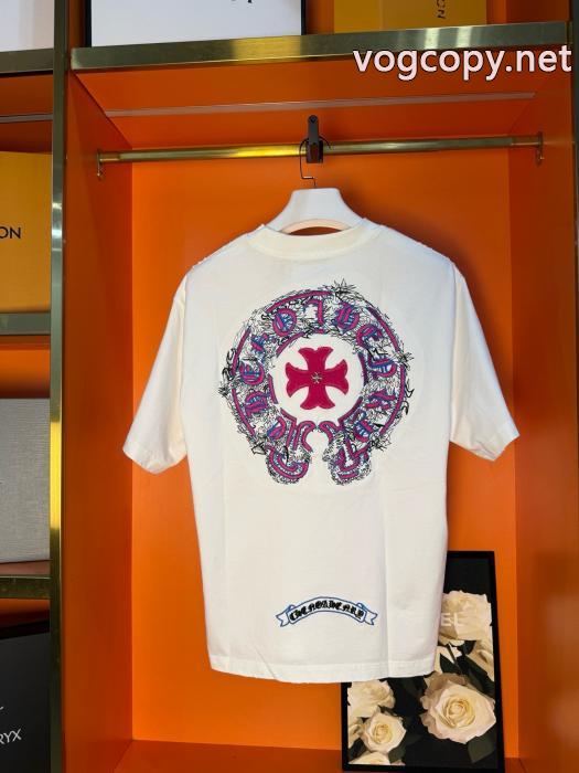 人気急上昇中 人気NO.1 優れた品質半袖TシャツCHROME HEARTSスーパー コピー 通販_0_3