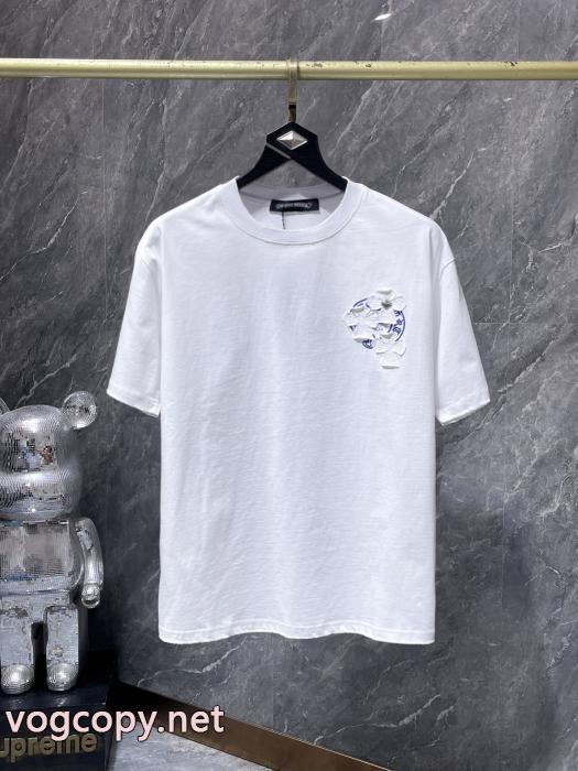 ブランド コピー 販売店クロムハーツメール便対応 若々しい雰囲気 サイズ豊富半袖Tシャツ_0_1