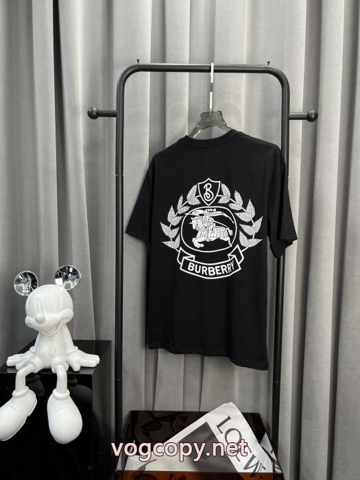ブランド コピー 専門BURBERRY半袖Tシャツお洒落スタイル 男女兼用 究極な着心地_0_3