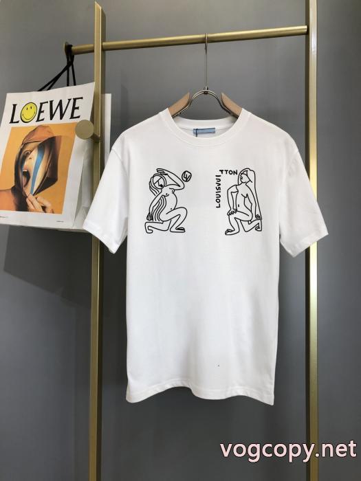 半袖Tシャツコピー 品 販売今年流行 お気に入りの1枚 衝撃セールで破格LOUIS VUITTON_0_2
