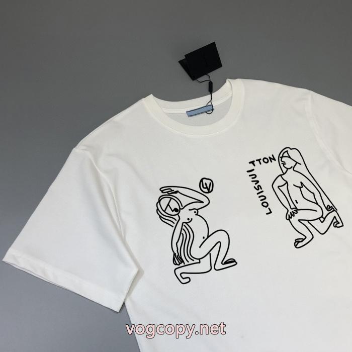 半袖Tシャツコピー 品 販売今年流行 お気に入りの1枚 衝撃セールで破格LOUIS VUITTON_0_3