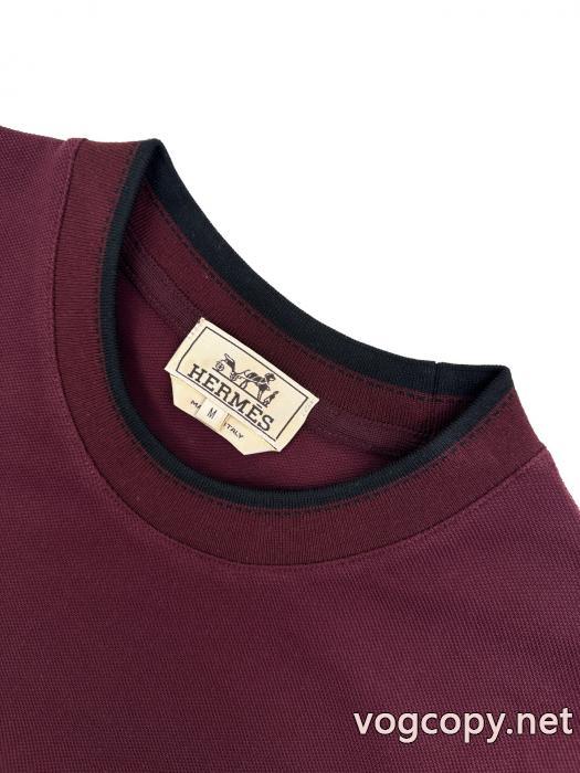 HERMESブランド コピー 販売 店26aw ファッション感が急上昇！ 高品質素材半袖Tシャツ_0_0