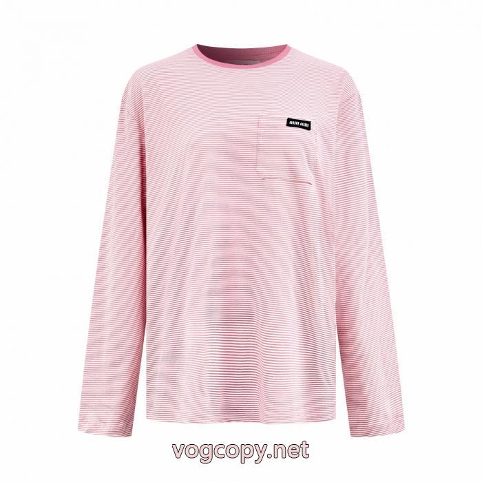 華やかな印象に 先行セール 売れ筋MIUMIUコピー 商品 通販長袖Tシャツ_0_0