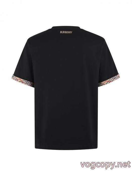良好品 人気定番 超軽量BURBERRY半袖Tシャツ偽 ブランド_0_1