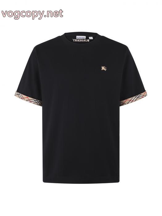 良好品 人気定番 超軽量BURBERRY半袖Tシャツ偽 ブランド_0_2