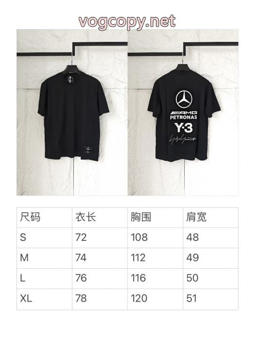 数量限定特売 トレンド感満載 限定版プリントY-3半袖Tシャツブランド コピー 安心_0_2