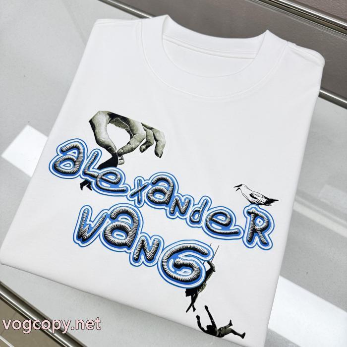 ブランド 偽物 激安大人の上質感 柔らかくて 夏春物先行発売 ALEXANDER WANG半袖Tシャツ_0_2