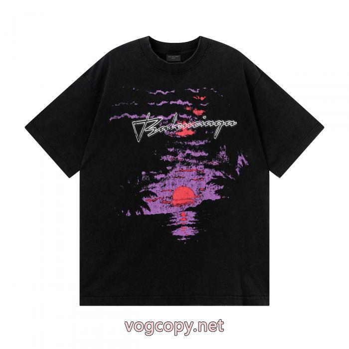2026年限定発売新品 高級感を演出 上品さ漂うBALENCIAGAブランド コピー 品半袖Tシャツ_0_1