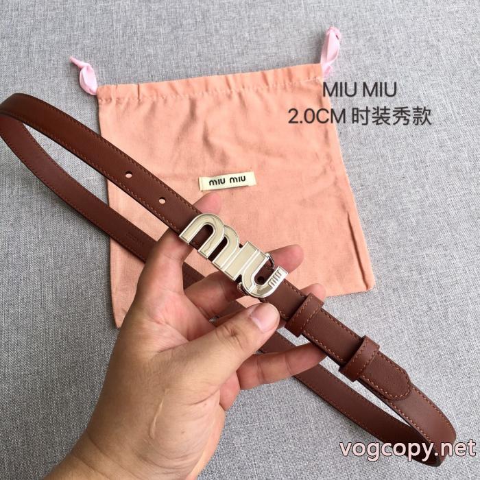 ポップ 即日発送可完売必須 期間限定偽物 ブランド 激安MIUMIU&nbsp;ベルト._0_4