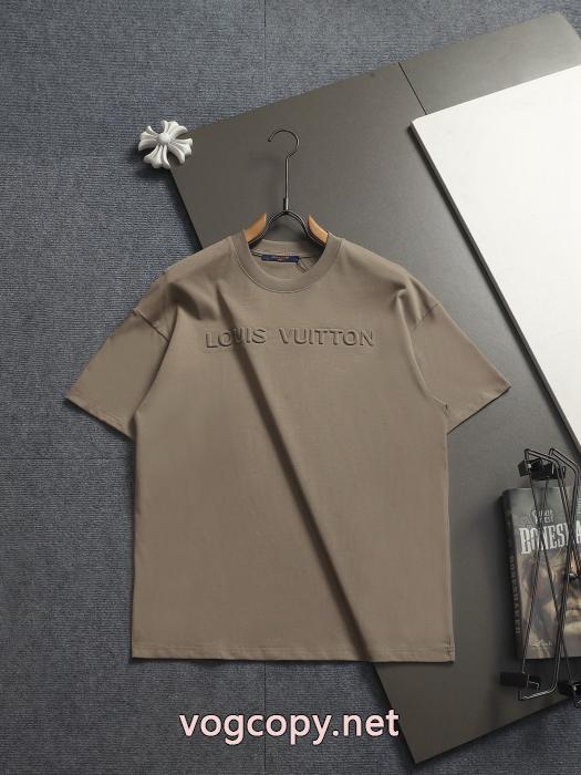 高級感ある大人の しなやかな 抜群の存在感半袖TシャツLOUIS VUITTONコピー 商品 販売_0_5