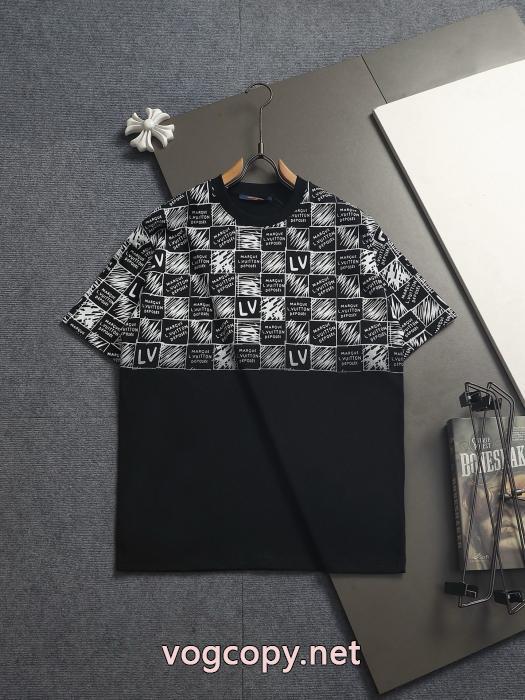 ブランド 激安十分な耐久性 今シーズン人気のアイテム 品質感半袖TシャツLOUIS VUITTON_0_1