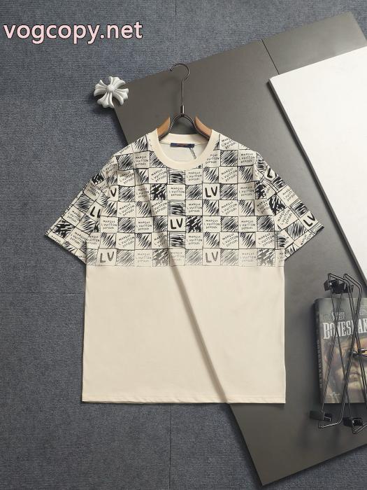 ブランド 激安十分な耐久性 今シーズン人気のアイテム 品質感半袖TシャツLOUIS VUITTON_0_2