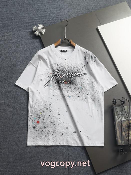 BALMAINブランド コピー 激安大人気商品 最旬！ 新色登場半袖Tシャツ_0_2