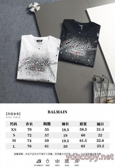 BALMAINブランド コピー 激安大人気商品 最旬！ 新色登場半袖Tシャツ_0_3