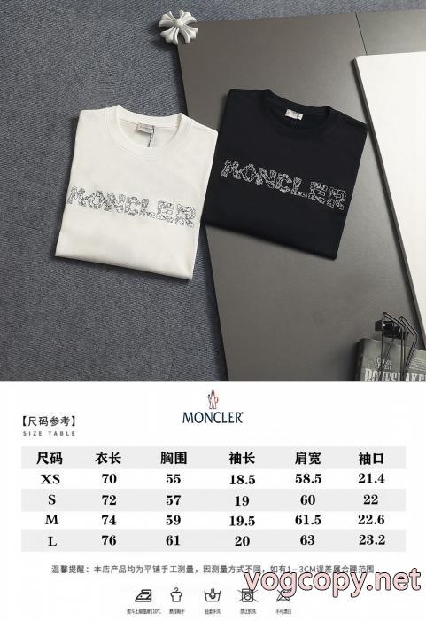 MONCLERスーパー コピー 通販年末で限定アイテム 季節の人気アイテム 新作限定上品な半袖Tシャツ_0_1