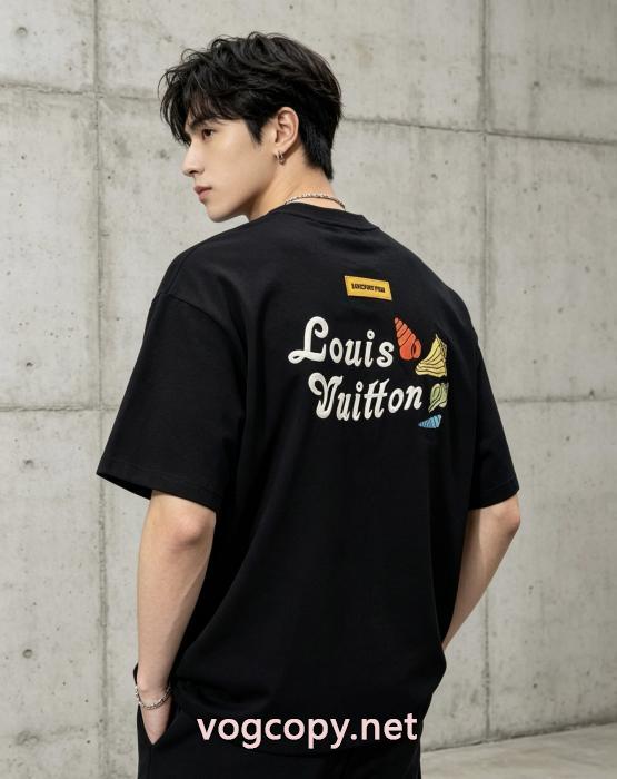 通気性が抜群 お得限定セール 重宝するアイテム半袖Tシャツブランド コピーLOUIS VUITTON_0_0