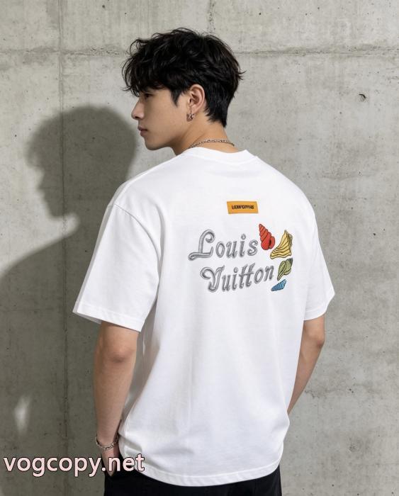 通気性が抜群 お得限定セール 重宝するアイテム半袖Tシャツブランド コピーLOUIS VUITTON_0_4